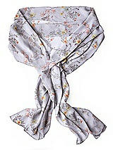 Rear View Thumbnail - Butterfly Botanica Silver Dove Lux Chiffon Stole