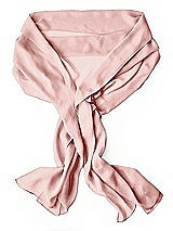 Rear View Thumbnail - Rose Lux Chiffon Stole