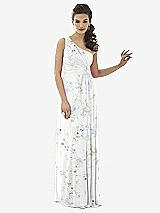 Front View Thumbnail - Bleu Garden After Six Bridesmaid Dress 6651