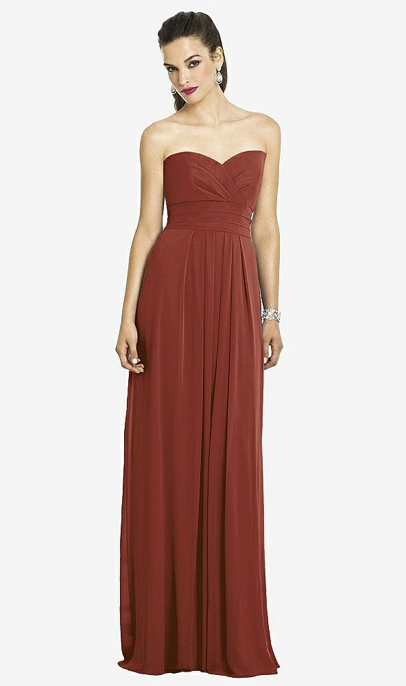 Front View - Auburn Moon After Six Bridesmaids Style 6669