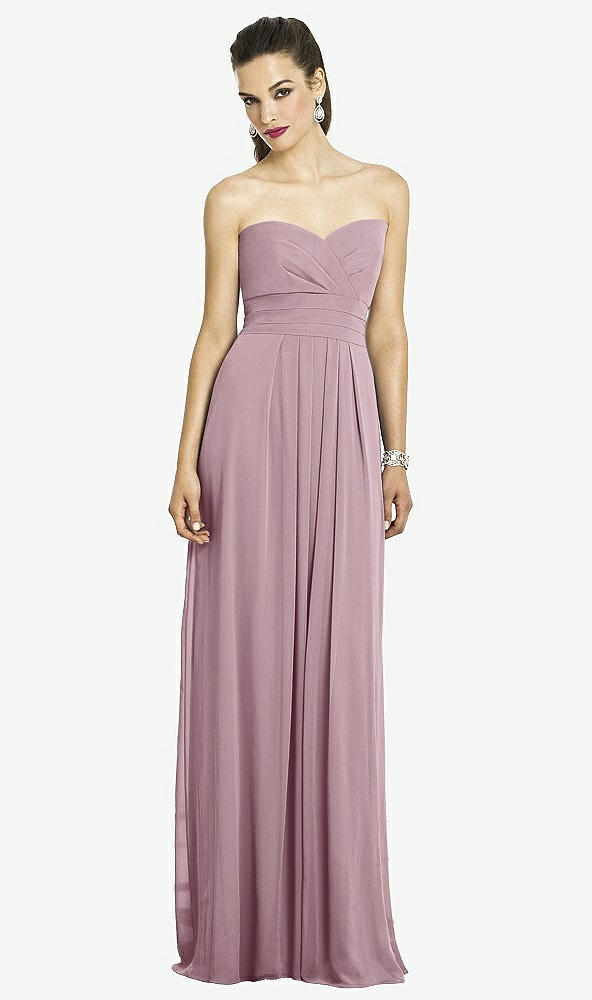 Front View - Dusty Rose After Six Bridesmaids Style 6669