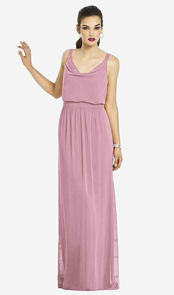 Front View - Dusty Pink After Six Bridesmaids Style 6666