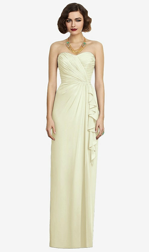 Front View - Butter Yellow Dessy Collection Style 2895