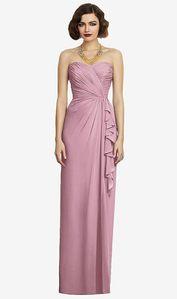 Front View - Dusty Pink Dessy Collection Style 2895