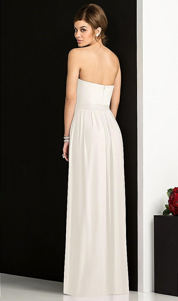 Back View - Ivory After Six Bridesmaid Dress 6678