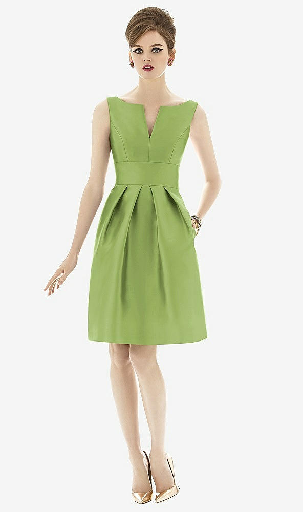 Front View - Mojito Alfred Sung Bridesmaid Dress D654