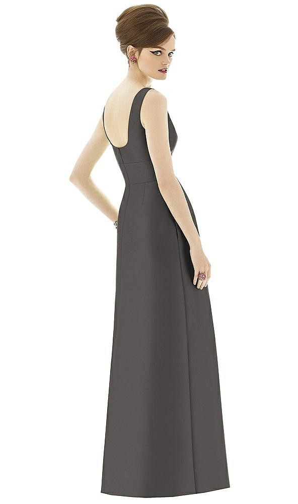 Back View - Caviar Gray Alfred Sung Style D655