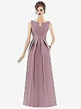 Front View Thumbnail - Dusty Rose Alfred Sung Style D655