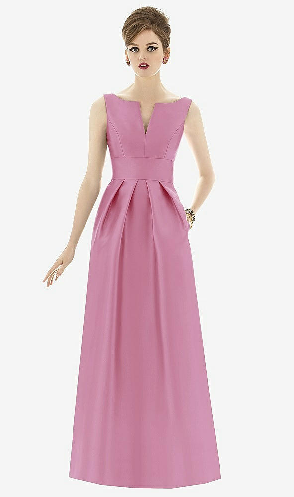 Front View - Powder Pink Alfred Sung Style D655