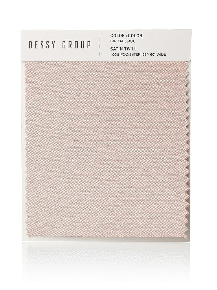Front View - Blush Satin Twill Swatch