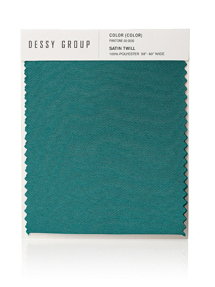 Front View - Jade Satin Twill Swatch