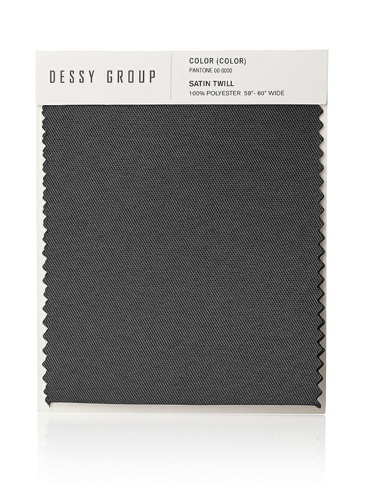 Front View - Pewter Satin Twill Swatch