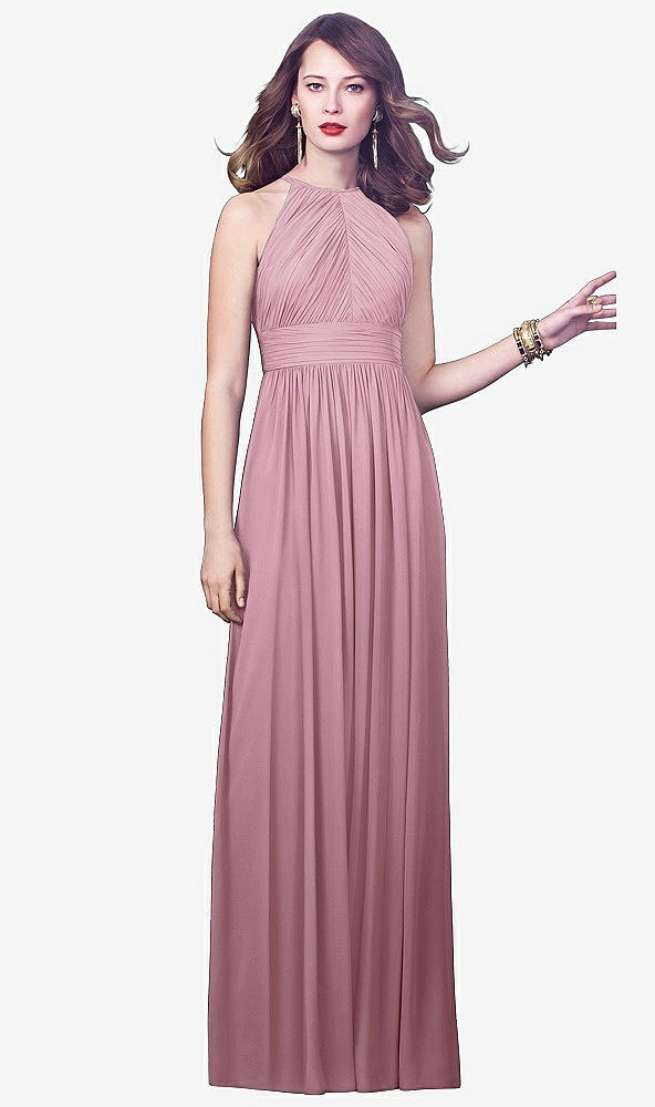 Front View - Dusty Pink Dessy Collection Style 2918
