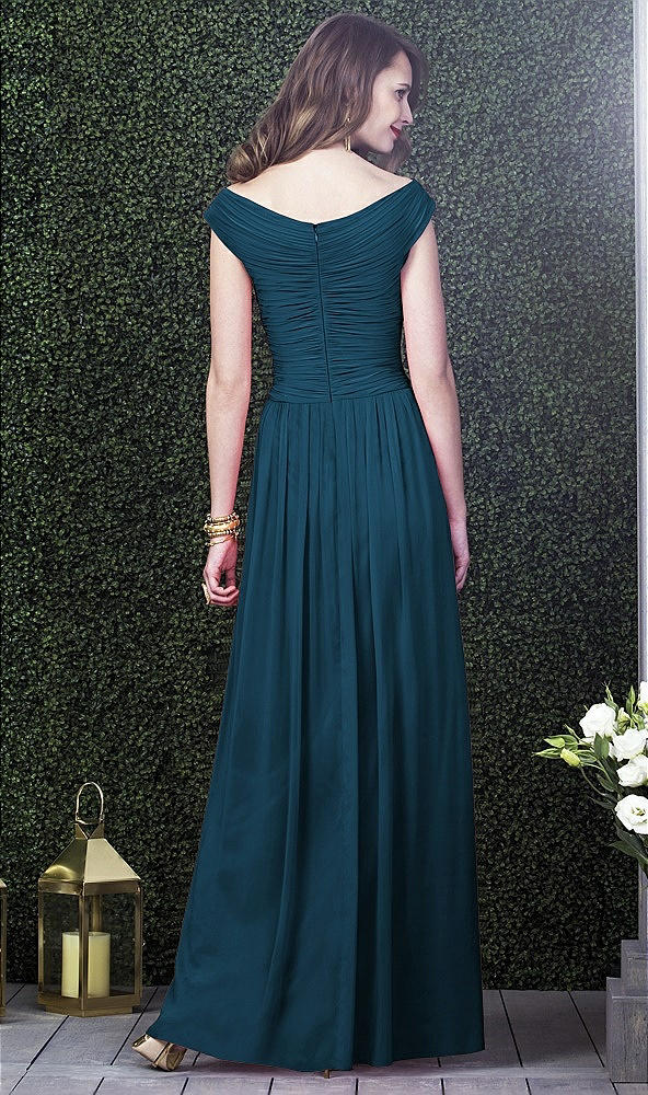 Back View - Atlantic Blue Dessy Collection Style 2919