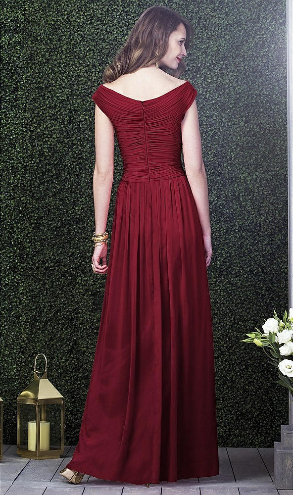 Back View - Burgundy Dessy Collection Style 2919