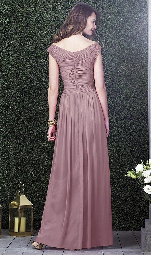 Back View - Dusty Rose Dessy Collection Style 2919