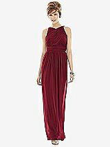 Front View Thumbnail - Burgundy Alfred Sung Style D692
