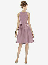 Front View Thumbnail - Dusty Rose Alfred Sung Style D696