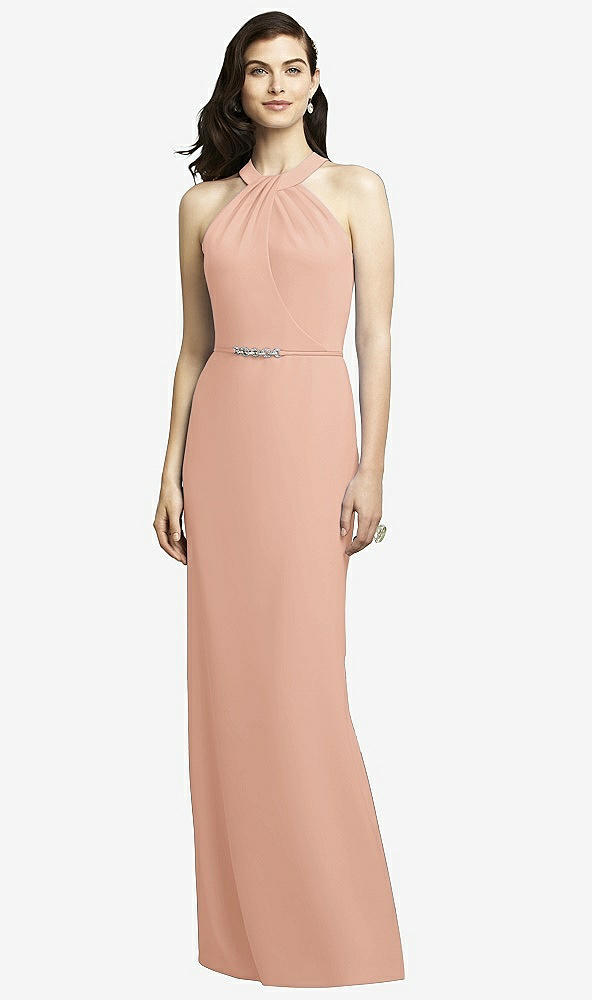 Front View - Pale Peach Dessy Collection Style 2937
