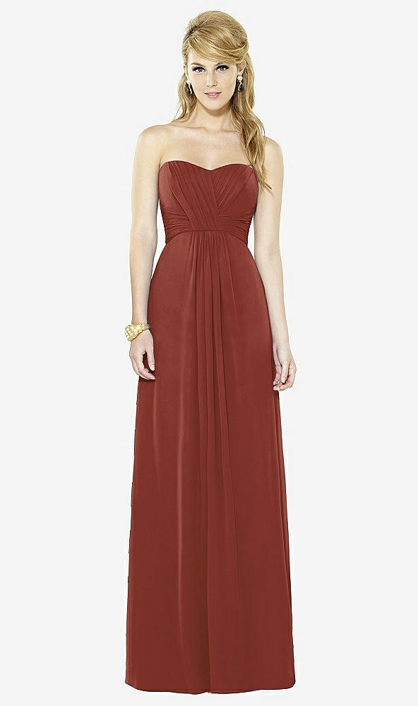 Front View - Auburn Moon After Six Bridesmaid Dress 6713