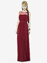 Front View Thumbnail - Burgundy After Six Bridesmaid Dress 6714