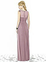 Rear View Thumbnail - Dusty Rose After Six Bridesmaid Dress 6714