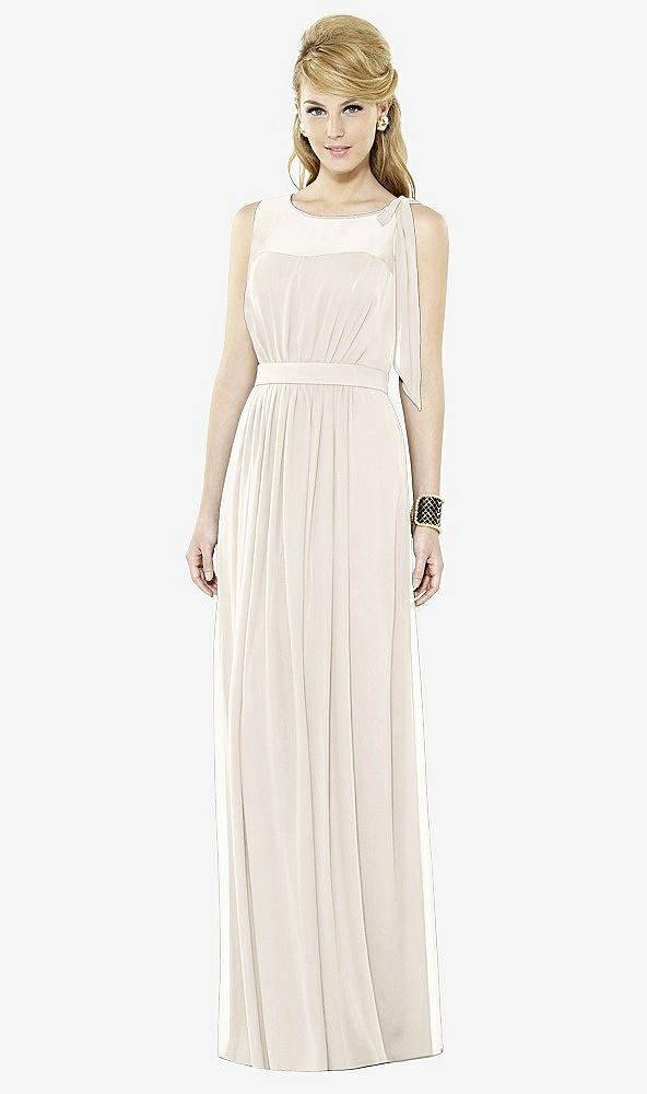 Front View - Ivory After Six Bridesmaid Dress 6714