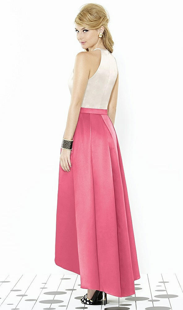 Back View - Punch & Ivory After Six Bridesmaid Dress 6718