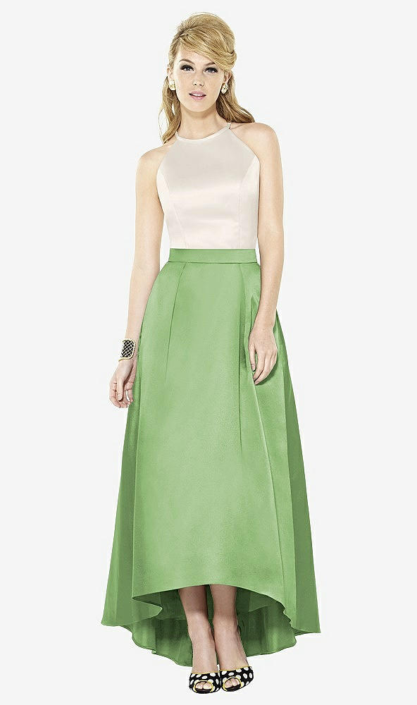 Front View - Apple Slice & Ivory After Six Bridesmaid Dress 6718