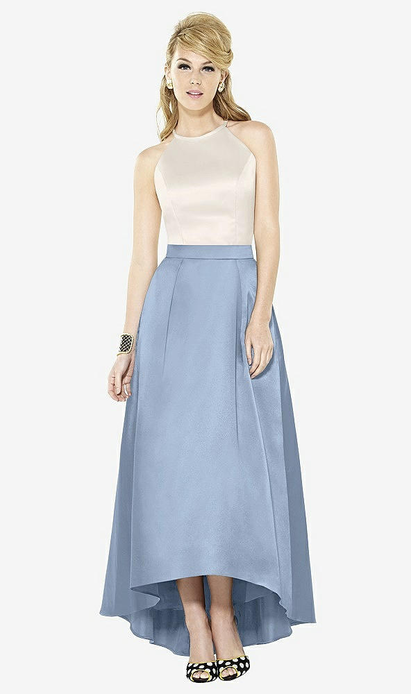 Front View - Cloudy & Ivory After Six Bridesmaid Dress 6718