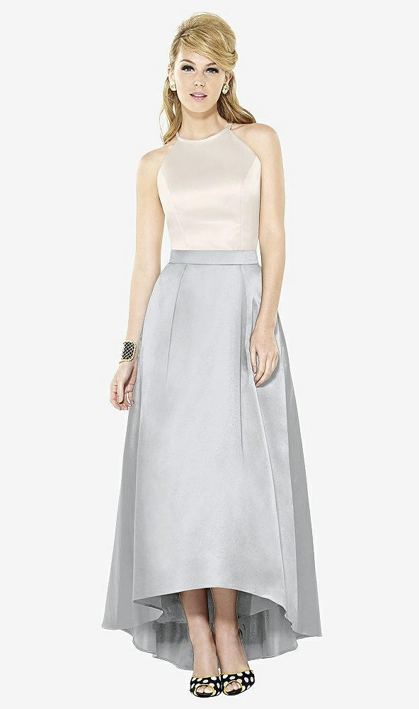 Front View - Frost & Ivory After Six Bridesmaid Dress 6718