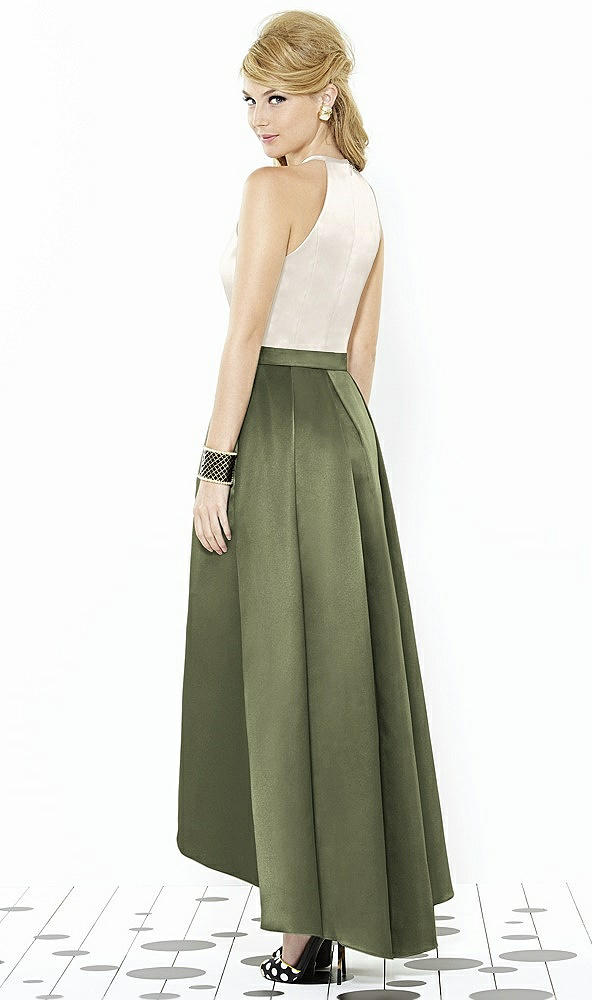 Back View - Moss & Ivory After Six Bridesmaid Dress 6718