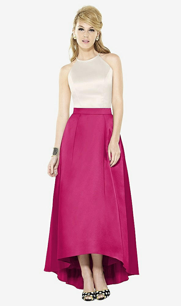Front View - Tutti Frutti & Ivory After Six Bridesmaid Dress 6718