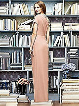 Rear View Thumbnail - Pale Peach Lela Rose Bridesmaid Dress LR217