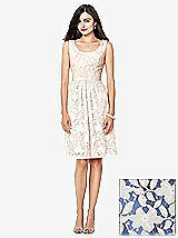 Front View Thumbnail - Classic Blue & Ivory Social Bridesmaids Style 8155