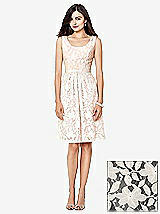 Front View Thumbnail - Black & Ivory Social Bridesmaids Style 8155