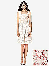 Front View Thumbnail - Perfect Coral & Ivory Social Bridesmaids Style 8155
