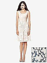 Front View Thumbnail - Sofia Blue & Ivory Social Bridesmaids Style 8155