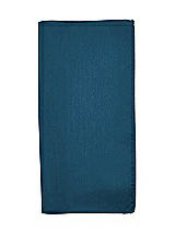 Front View Thumbnail - Atlantic Blue Classic Yarn-Dyed Pocket Squares by After Six