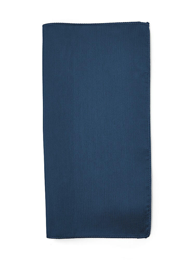 Front View - Sofia Blue Classic Yarn-Dyed Pocket Squares by After Six