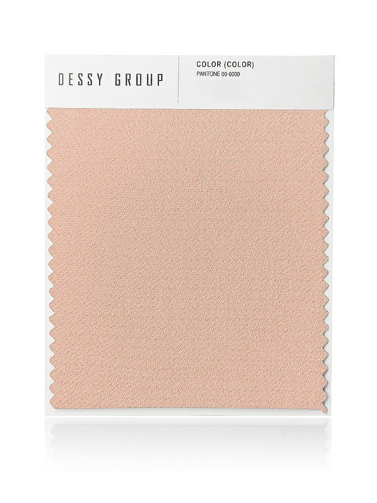 Front View - Pale Peach Crepe Swatch