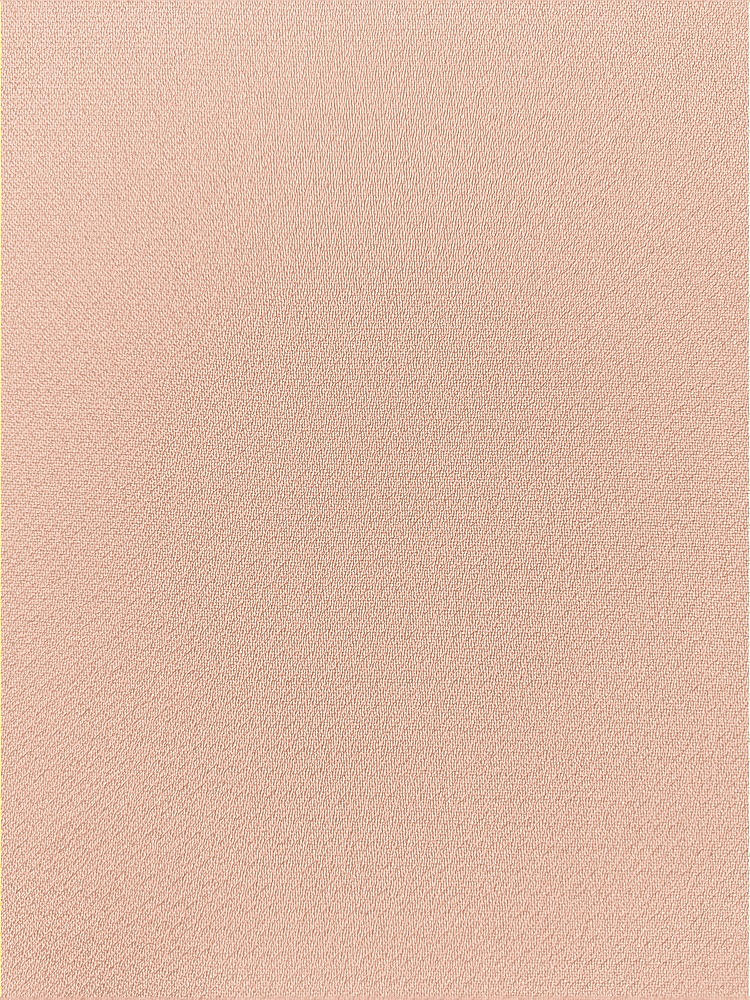 Front View - Pale Peach Crepe Fabric by the Yard