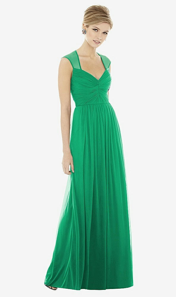 Front View - Pantone Emerald Alfred Sung Style D705