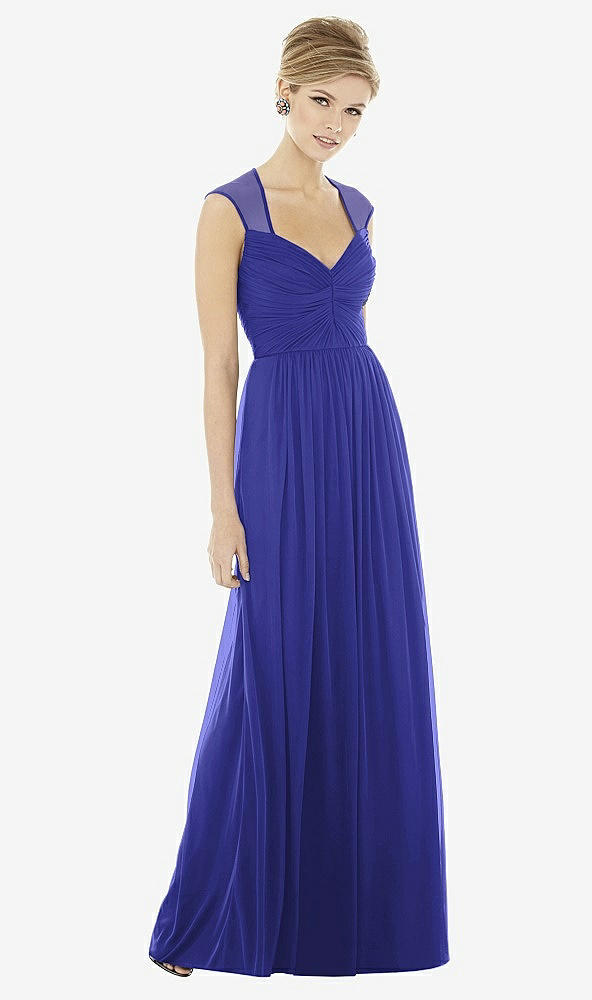 Front View - Electric Blue Alfred Sung Style D705