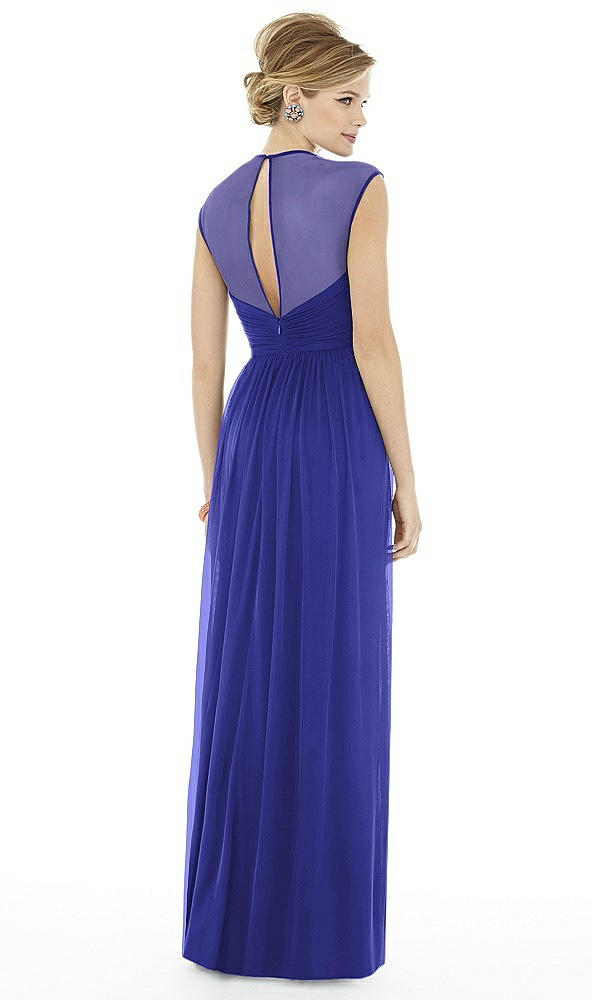 Back View - Electric Blue Alfred Sung Style D705
