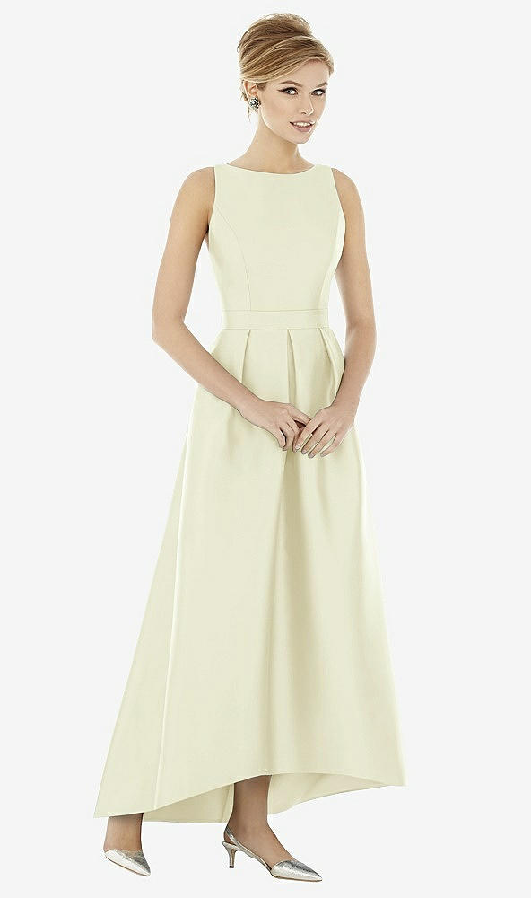 Front View - Butter Yellow Alfred Sung Style D706
