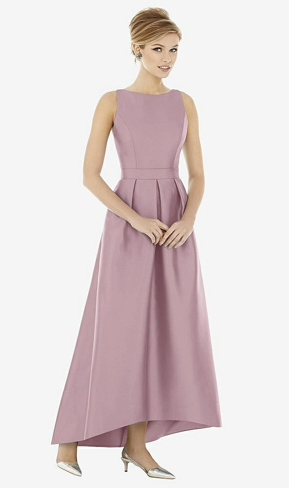 Front View - Dusty Rose Alfred Sung Style D706