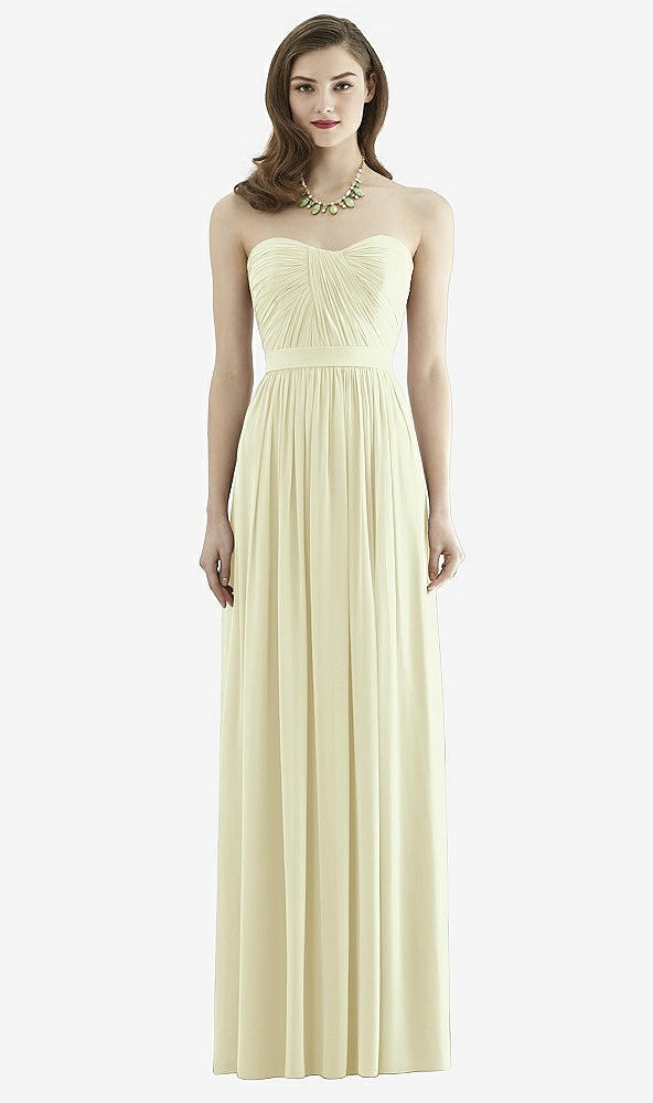 Front View - Butter Yellow Dessy Collection Style 2943