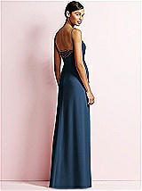 Rear View Thumbnail - Sofia Blue & Burgundy JY Jenny Yoo Bridesmaid Style JY508