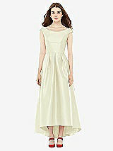 Front View Thumbnail - Butter Yellow Alfred Sung Bridesmaid Dress D722